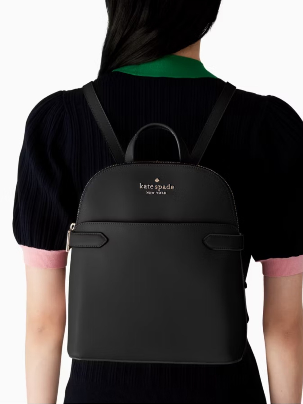 kate spade Black Leather Backpack